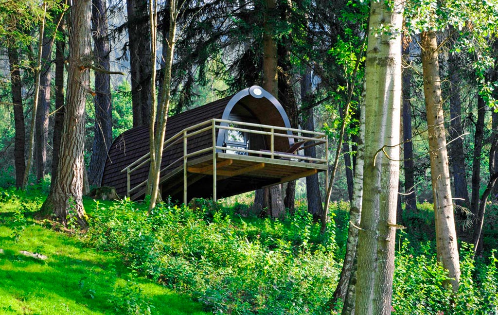 Panorama Wood-Lodge für 2 Personen