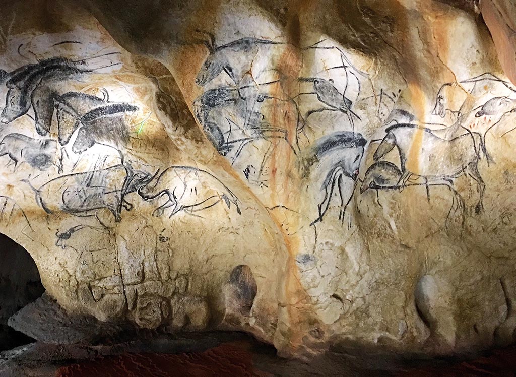 Höhlenmalereien in der Grotte Chauvet