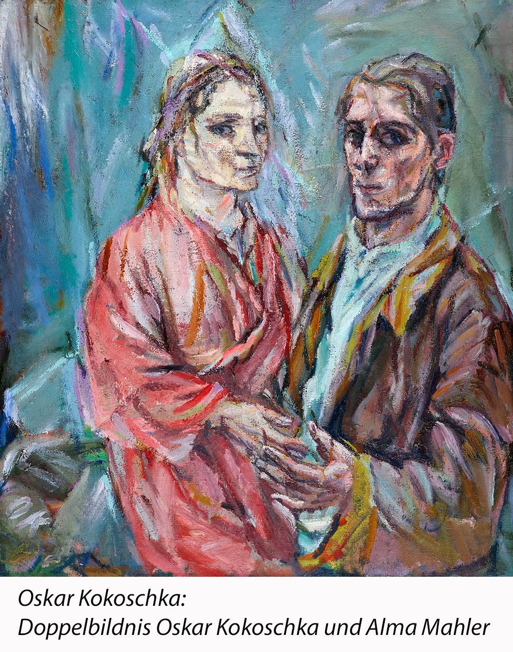 Doppelbildnis Oskar Kokoschka und Alma Mahler