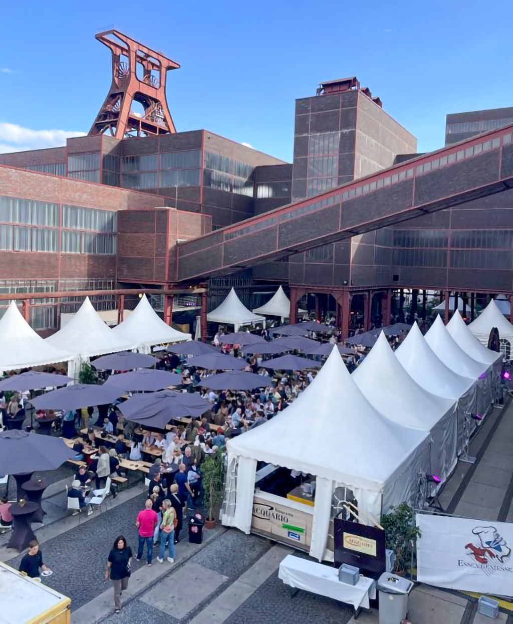 Essen... verwöhnt auf Zollverein: Vier Tage kulinarische Vielfalt vor imposanter Industriekulisse